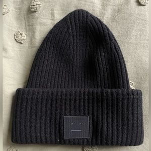 Acne Studios Black Beanie